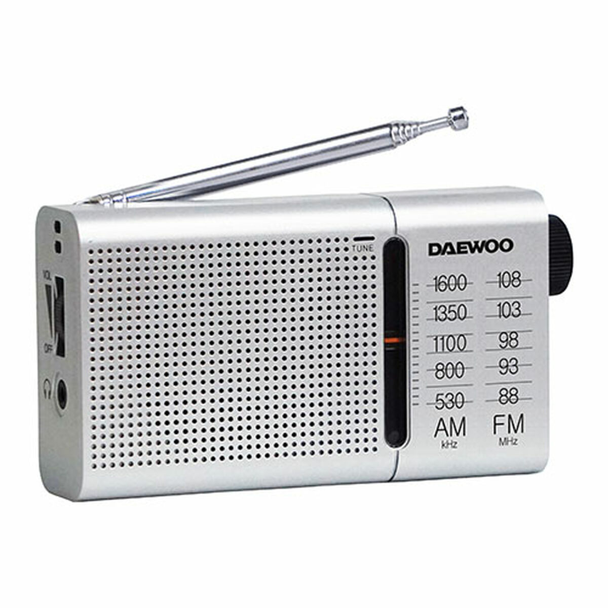 Transistorradio Daewoo Sort AM/FM